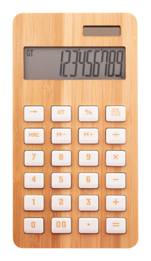 BooCalc bambusowy kalkulator AP806979