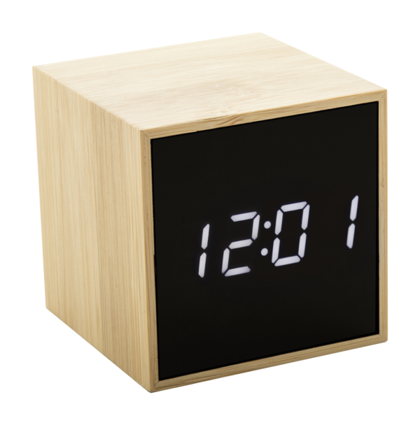 Boolarm bambusowy zegar z alarmem AP810461